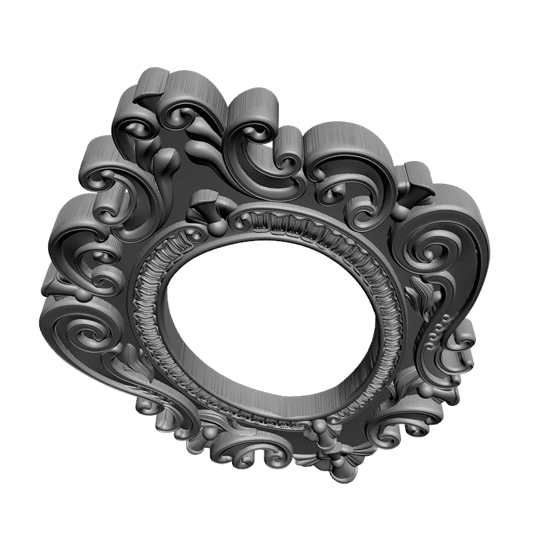 картинка Рамка резная для зеркала D14-210 3D-STL.COM
