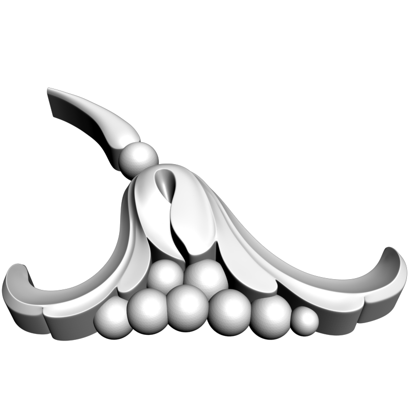 картинка Накладка резная D10-300 3D-STL.COM