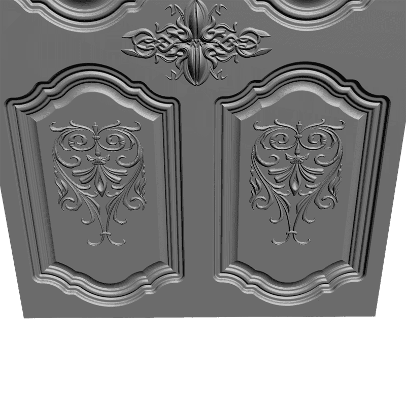 картинка Дверь резная H3-022 3D-STL.COM