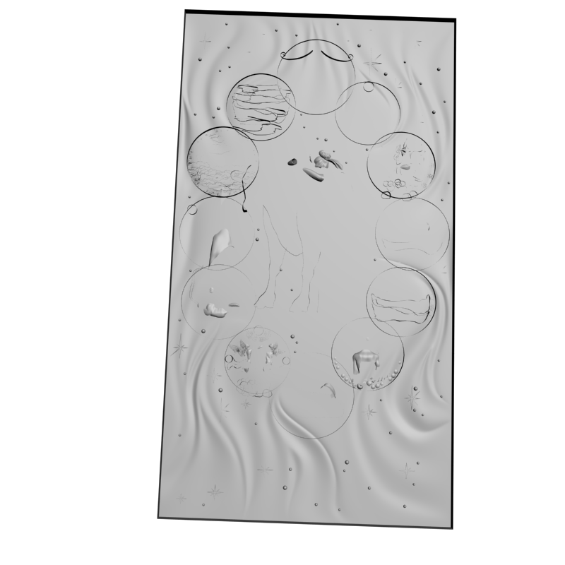 картинка Телец P1-038 3D-STL.COM