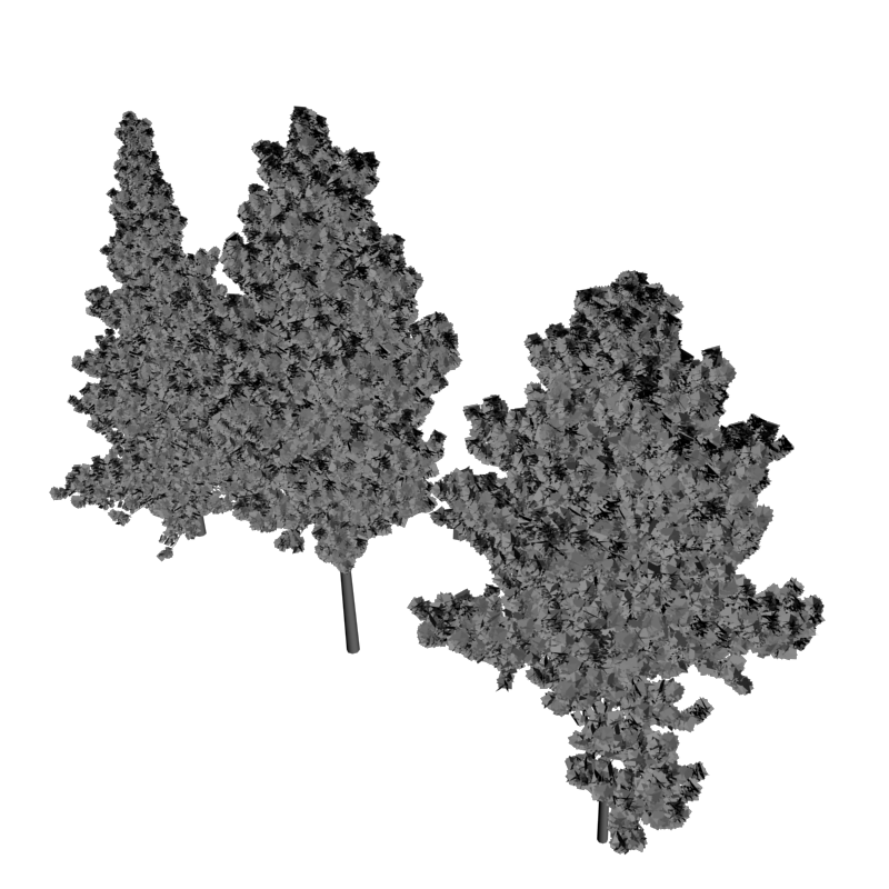 картинка Деревья F4-105 3D-STL.COM