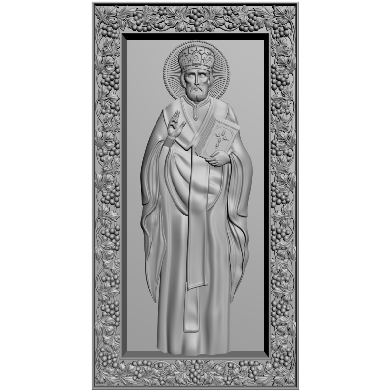 картинка Николай Чудотворец V3-357 3D-STL.COM