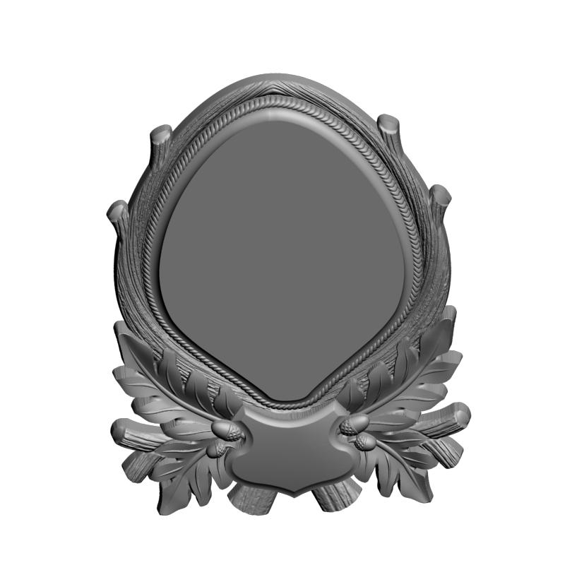 картинка Рамка резная D14-576 3D-STL.COM