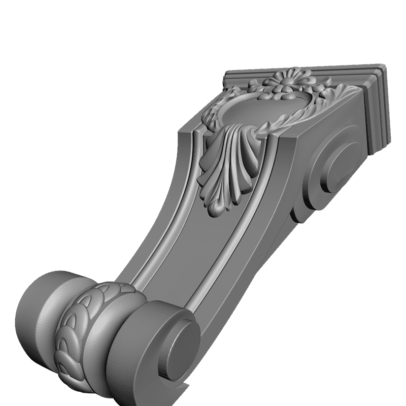 картинка Кронштейн резной D9-106 3D-STL.COM