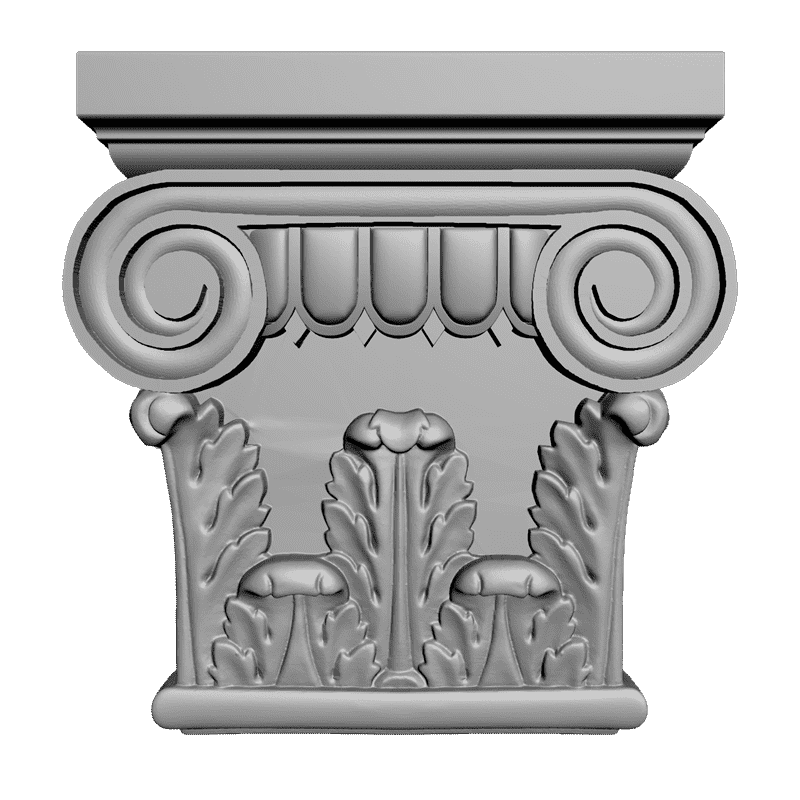 картинка Кронштейн резной D9-055 3D-STL.COM