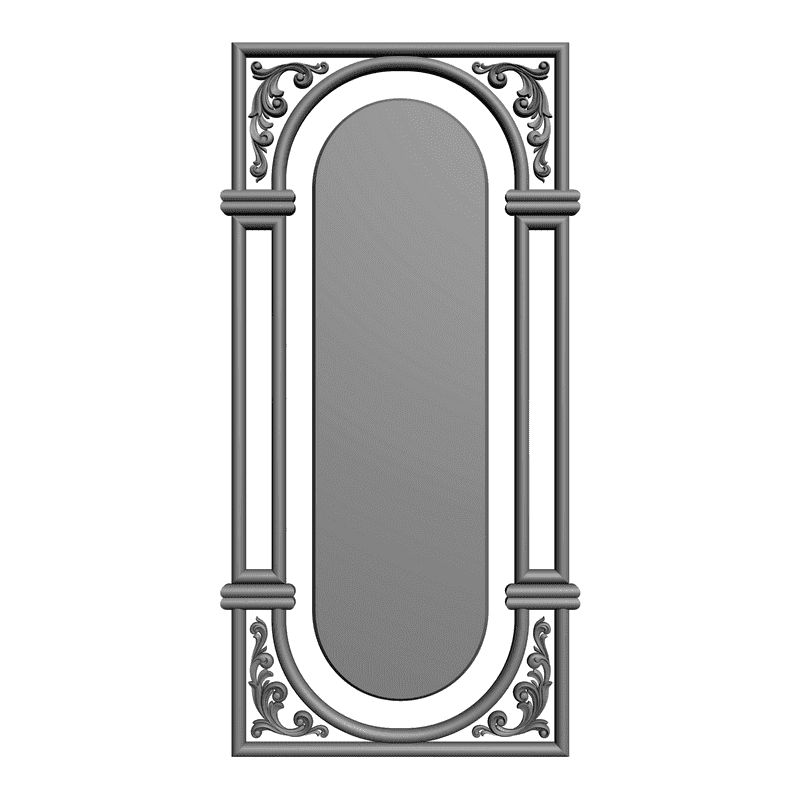 картинка Дверь резная H3-007 3D-STL.COM
