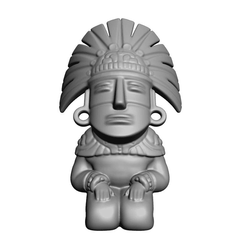 картинка Индеец PI1-162 3D-STL.COM