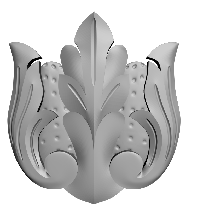 картинка Накладка резная D10-318 3D-STL.COM