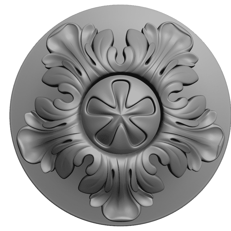 картинка Розетка декоративная D16-262 3D-STL.COM