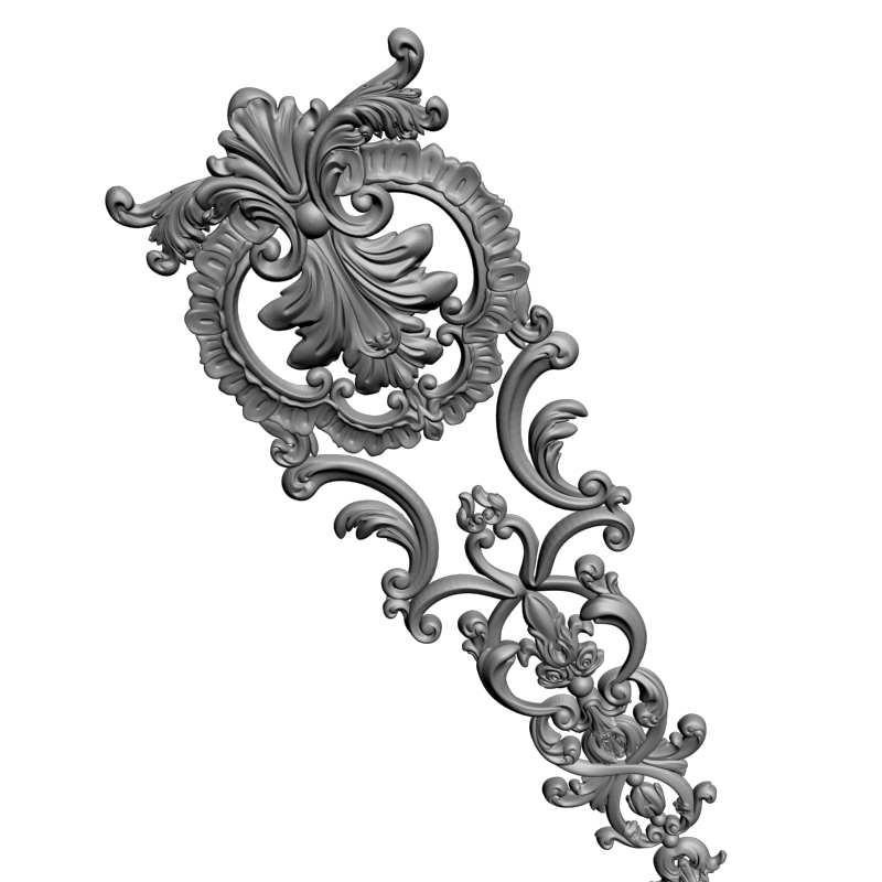 картинка Накладка декоративная D10-323 3D-STL.COM