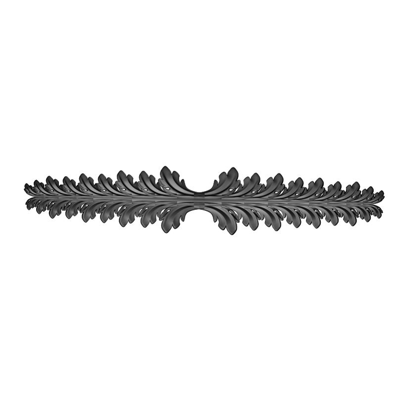 картинка Накладка декоративная рамная D10-392 3D-STL.COM