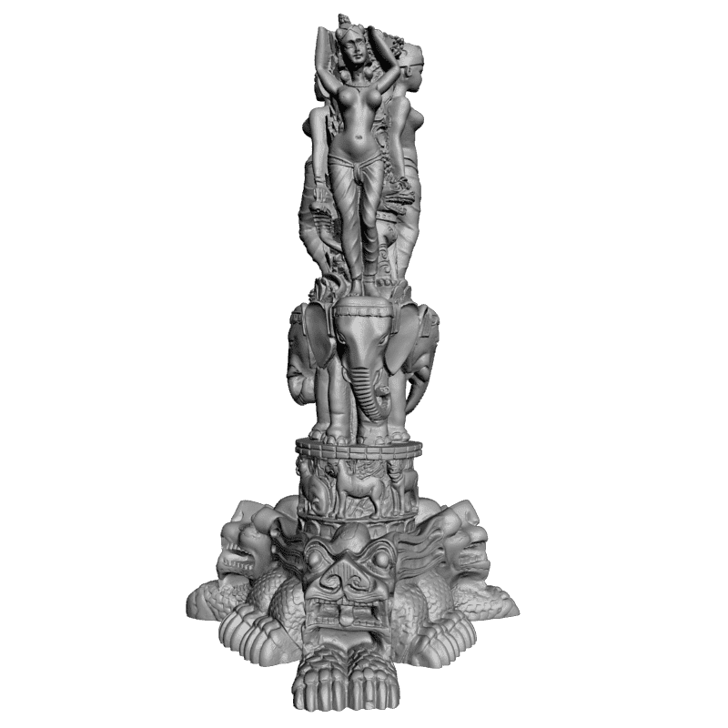 картинка Тайский Слон Башня P4-301 3D-STL.COM