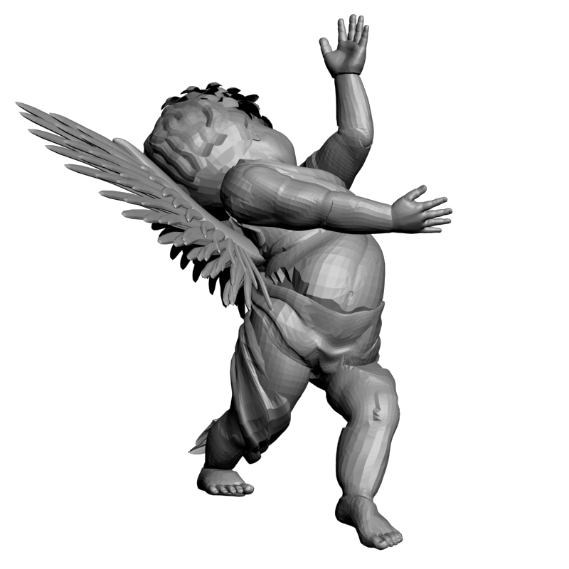 картинка Ангелочек V1-056 3D-STL.COM