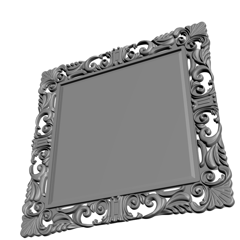 картинка Рама резная D14-417 3D-STL.COM