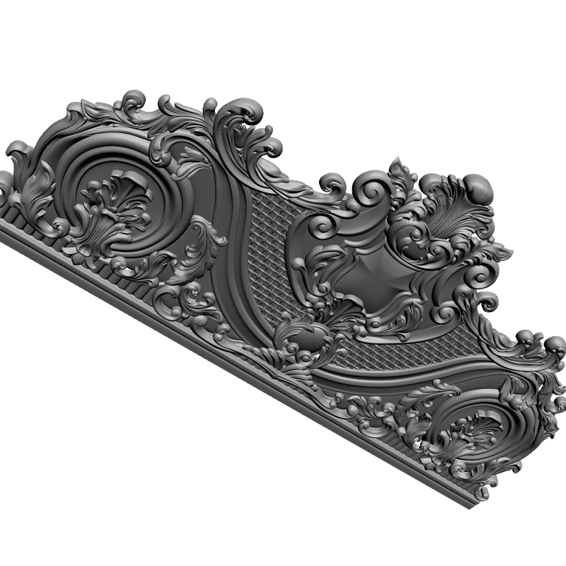 картинка Кровать M4-019 3D-STL.COM