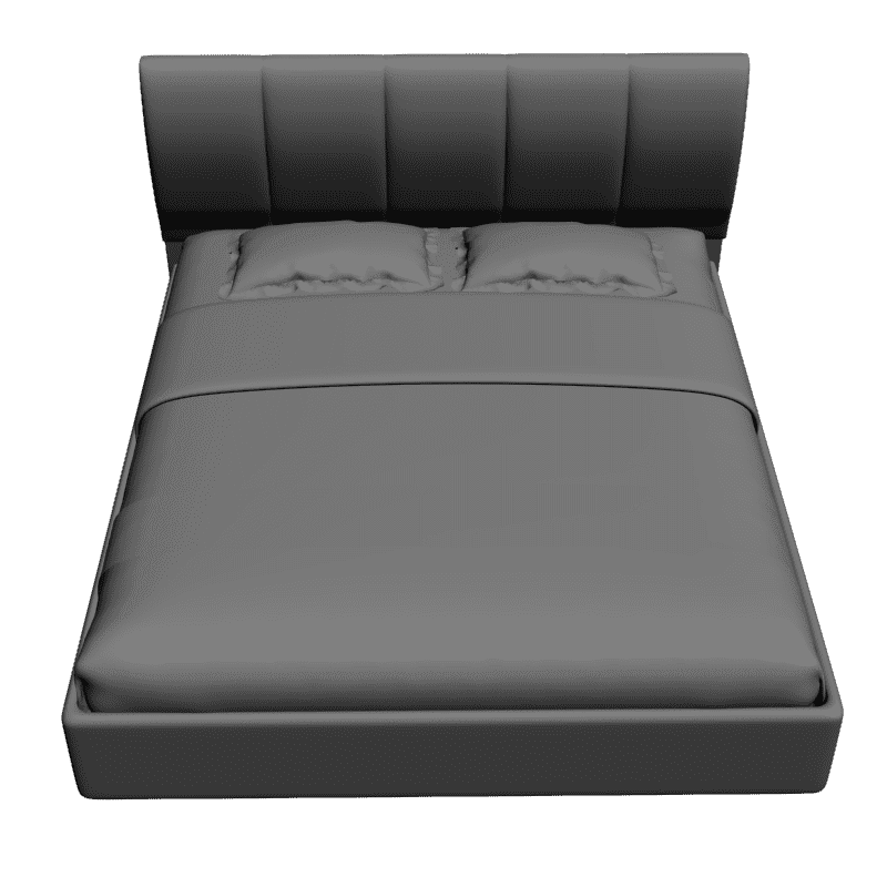 картинка Кровать Taiti 180x200 - Dream Land M4-126 3D-STL.COM