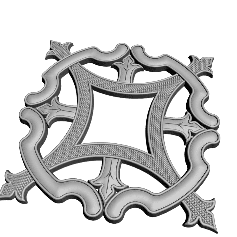 картинка Накладка резная D10-086 3D-STL.COM