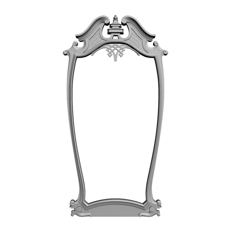 картинка Рама резная для зеркала D14-019 3D-STL.COM