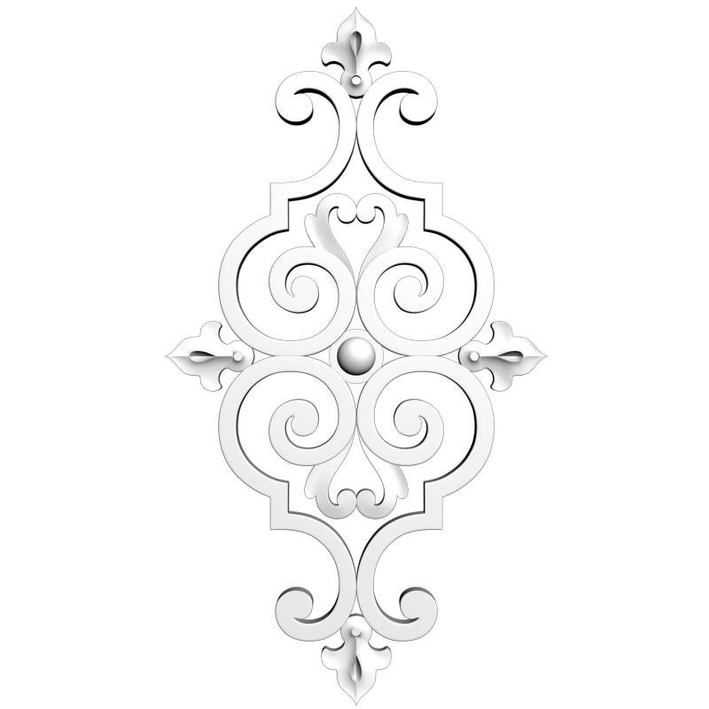 картинка Накладка резная D10-295 3D-STL.COM