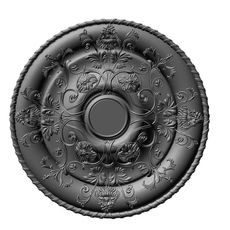 картинка Розетка декоративная D16-266 3D-STL.COM