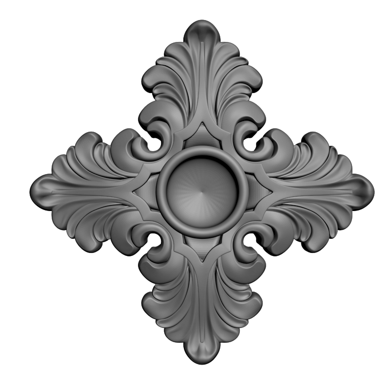 картинка Розетка резная D16-358 3D-STL.COM