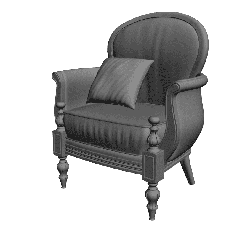 картинка Кресло M3-054 3D-STL.COM