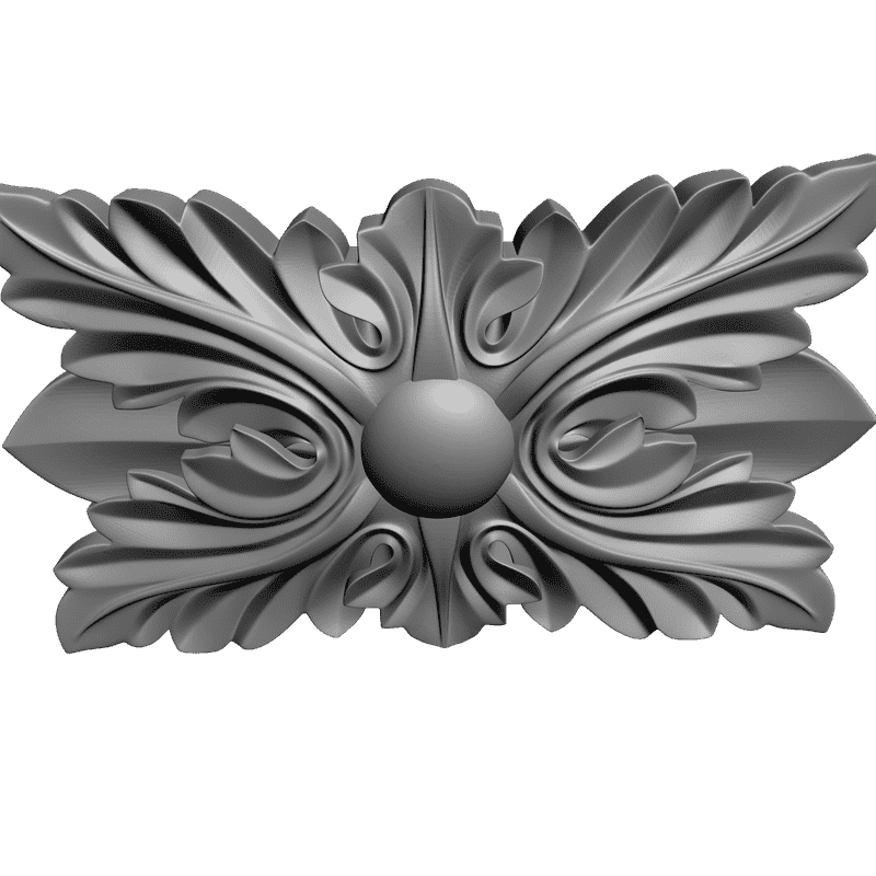картинка Розетка резная D16-163 3D-STL.COM