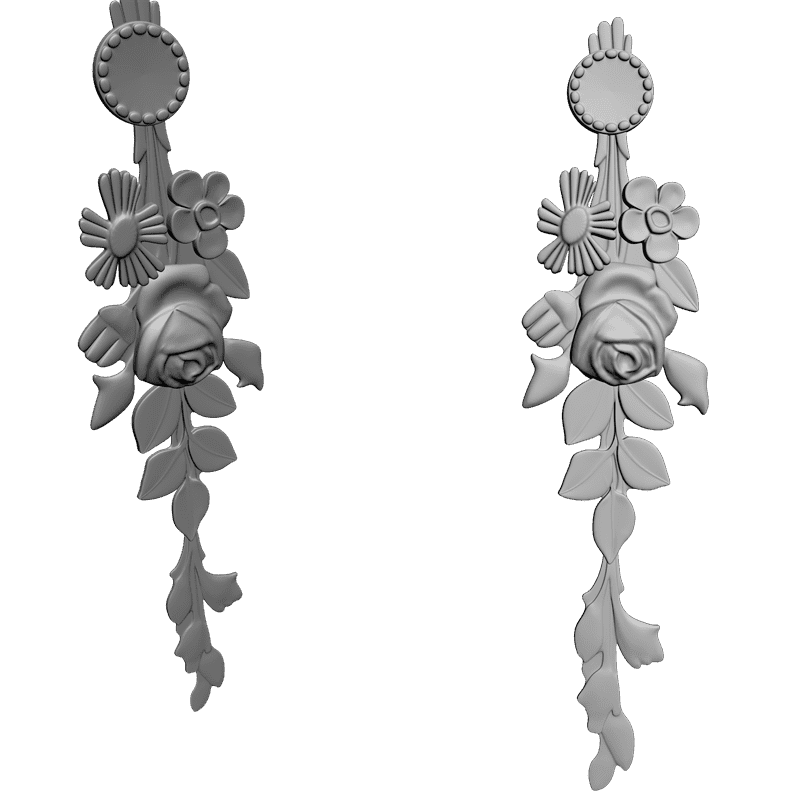 картинка Накладка резная D10-114 3D-STL.COM
