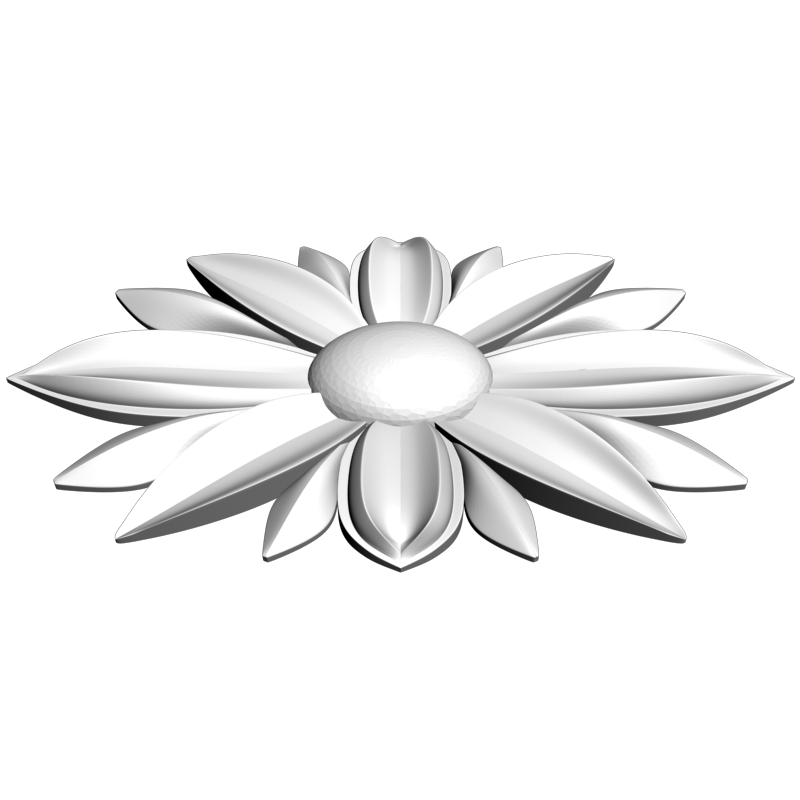 картинка Розетка резная D16-323 3D-STL.COM
