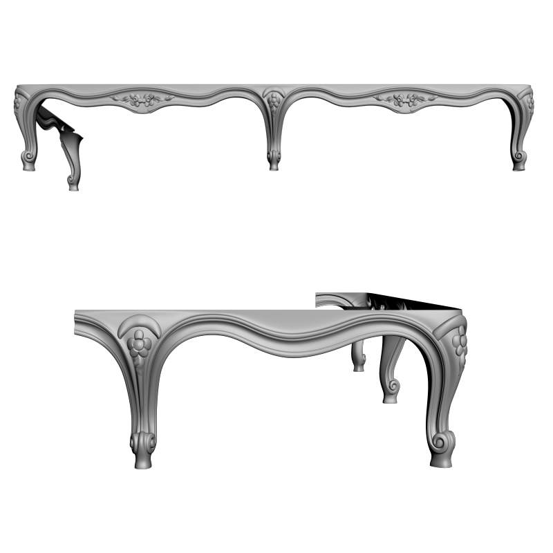 картинка Обвязка журнального стола M8-114 3D-STL.COM