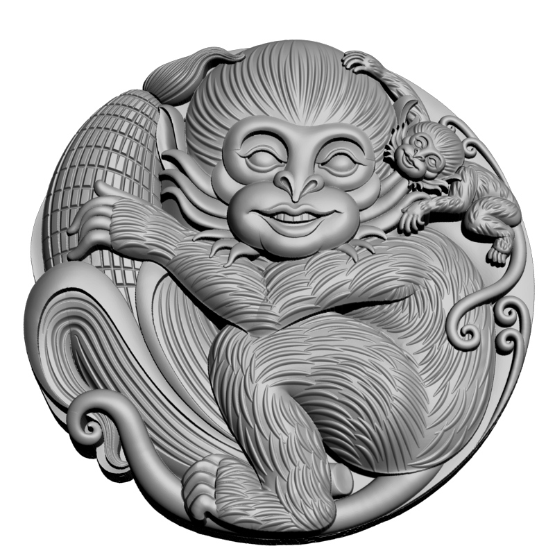 картинка Обезьяны F1-200 3D-STL.COM