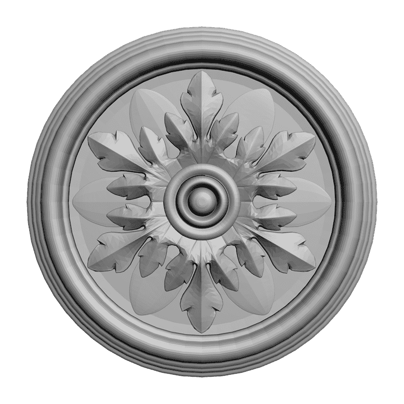 картинка Розетка резная D16-149 3D-STL.COM