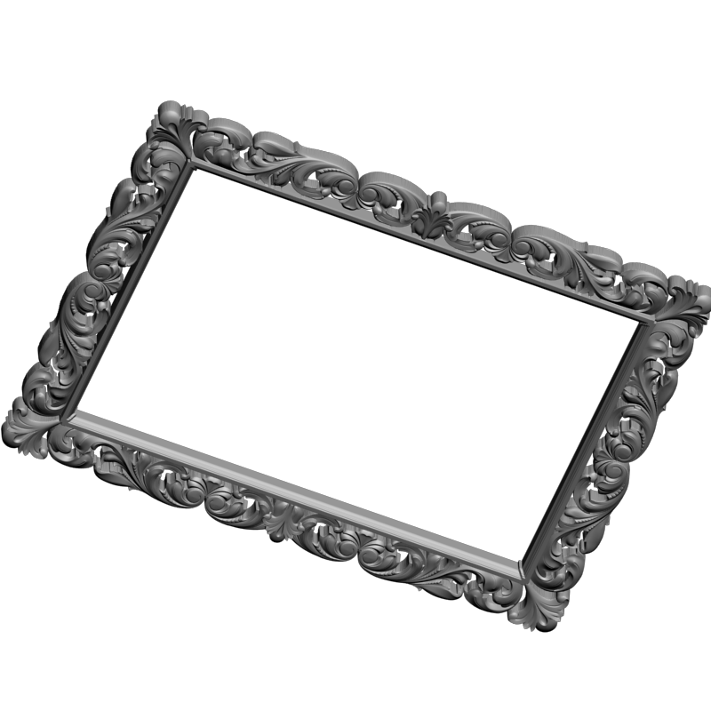 картинка Рамка резная D14-611 3D-STL.COM