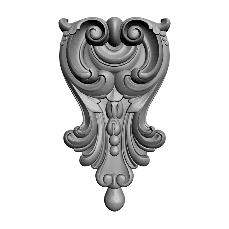 картинка Накладка резная D10-058 3D-STL.COM