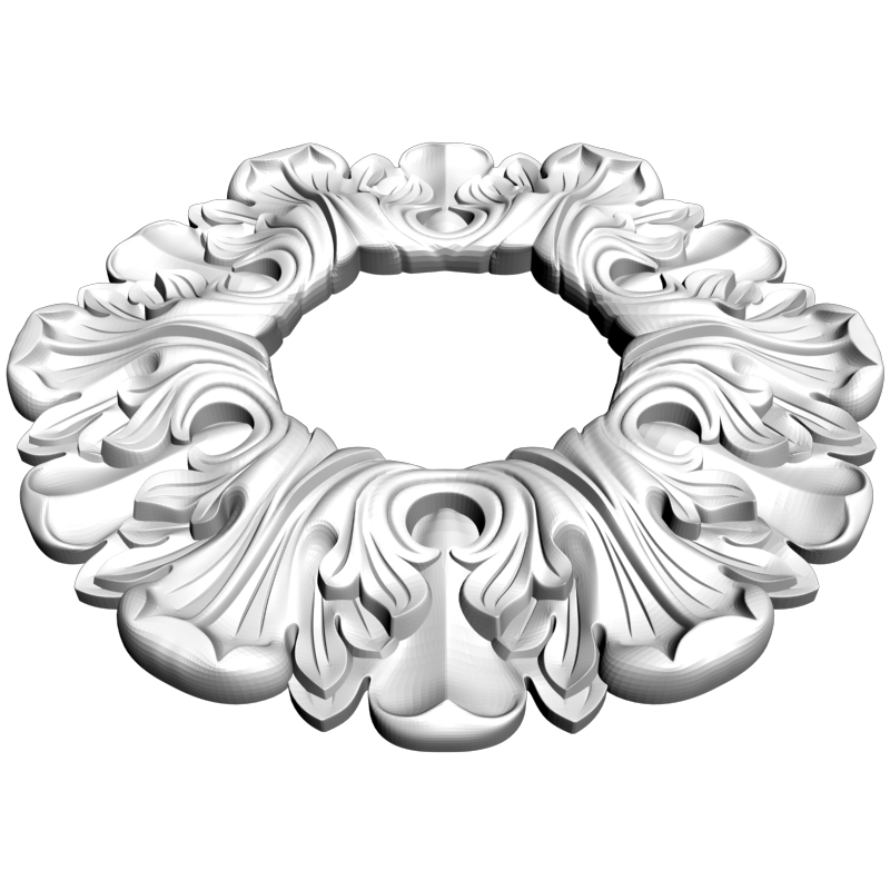 картинка Розетка резная D16-298 3D-STL.COM