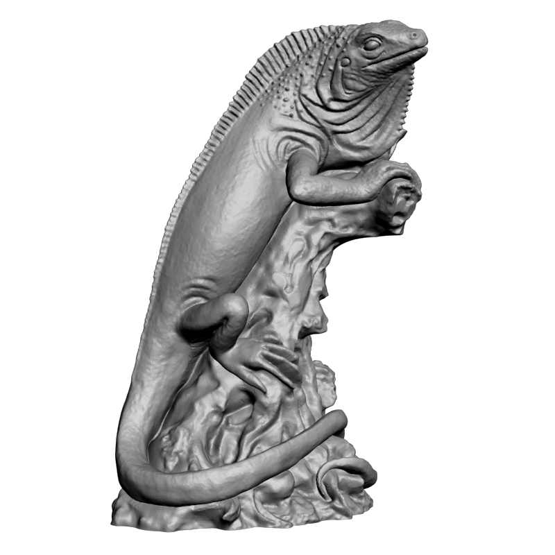 картинка Хамелеон F2-019 3D-STL.COM