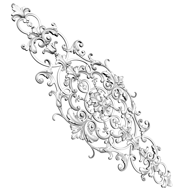 картинка Накладка резная D10-286 3D-STL.COM