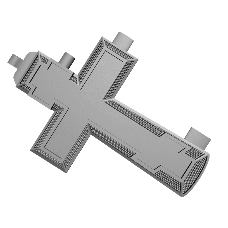 картинка Крестик RY4-049 3D-STL.COM