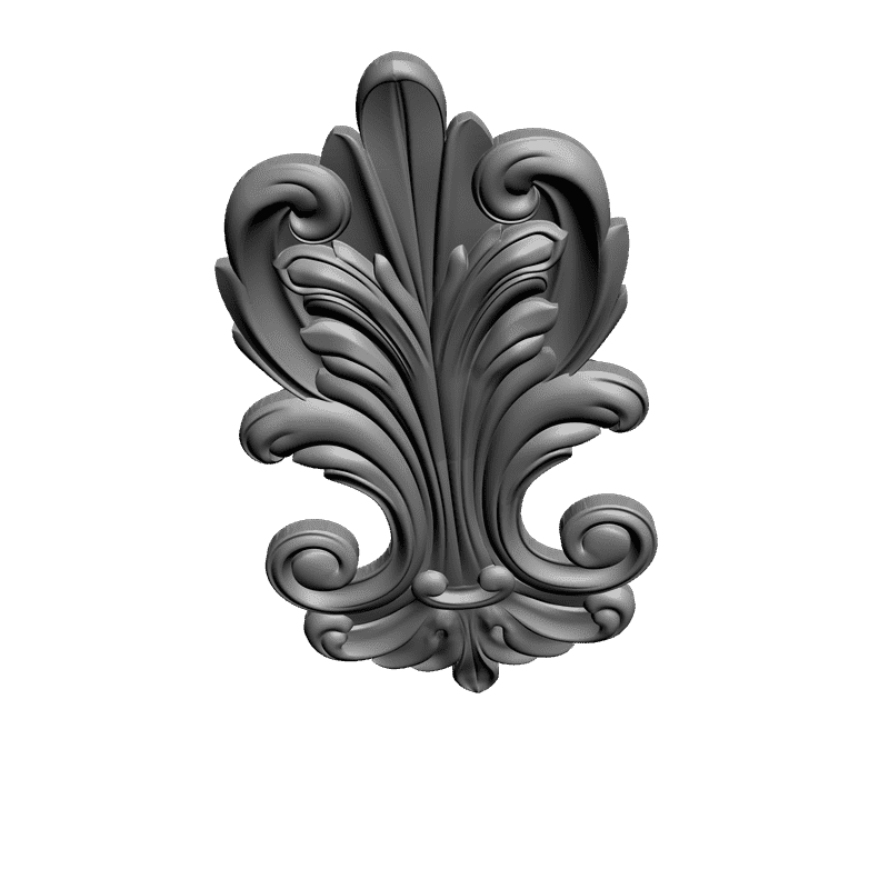 картинка Накладка резная D10-154 3D-STL.COM