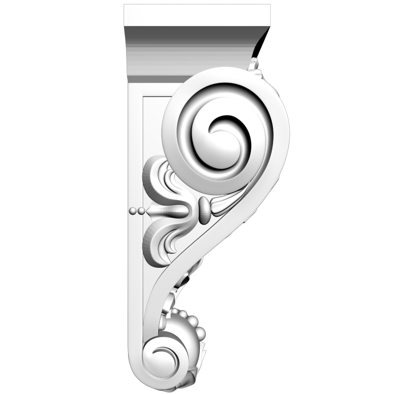 картинка Кронштейн резной D9-183 3D-STL.COM