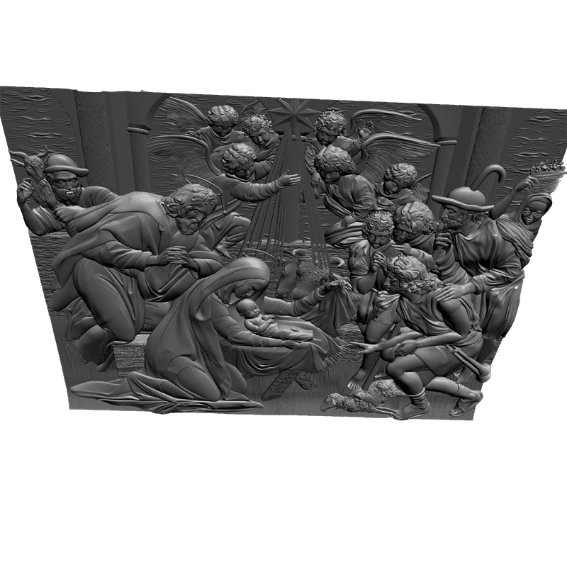 картинка Рождение Иисуса V3-024 3D-STL.COM
