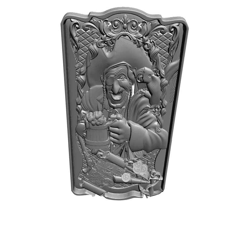 картинка Пират PI2-005 3D-STL.COM