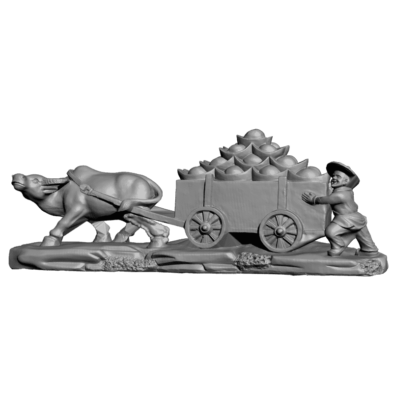 картинка Повозка с золотом L3-255 3D-STL.COM