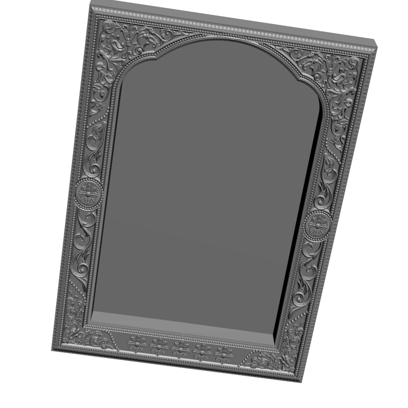 картинка Рамка резная D14-684 3D-STL.COM