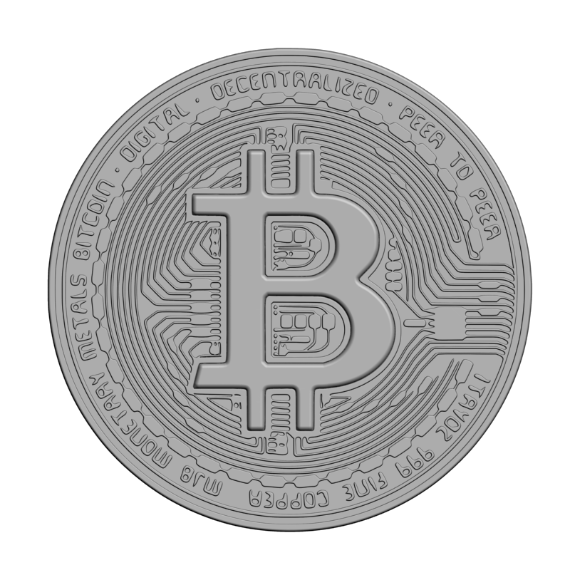 картинка Биткоин P6-015 3D-STL.COM