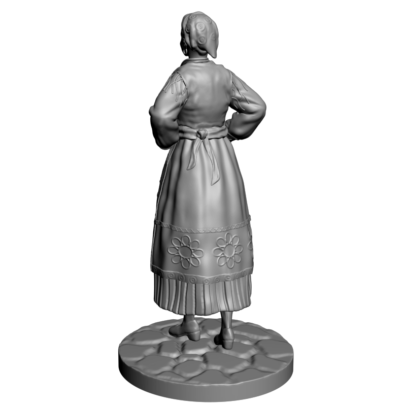 картинка Португальский танцор L3-233 3D-STL.COM