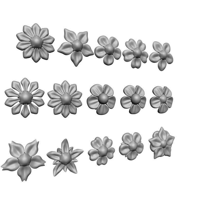 картинка Розетка резная D16-022 3D-STL.COM