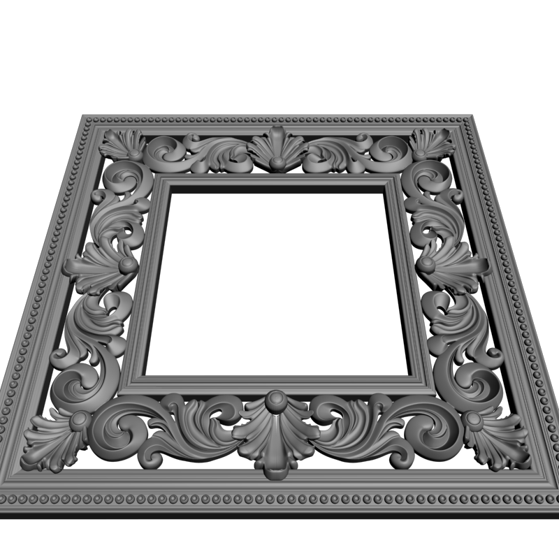 картинка Рама резная D14-503 3D-STL.COM