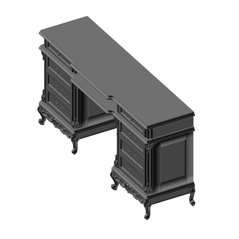 картинка Стол письменный M8-101 3D-STL.COM