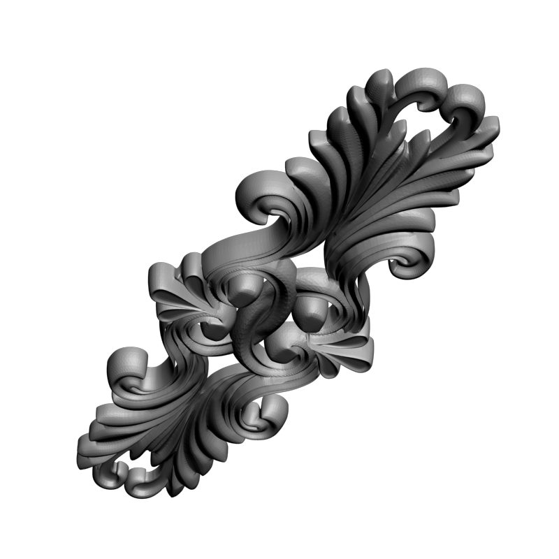 картинка Накладка декоративная D10-355 3D-STL.COM